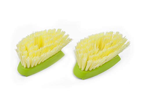 Full Circle Dish Brush Refill, Suds Up Soap Dispensing, 2-Pack, Green