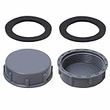 2 Pack Kitchen Sink Waste Pipe Blanking Cap 45mm for Washing Machine Plumbing Fittings Female Thread Appliance Trap Blanking Cap & Washer Stop Ends for Sealing Joints & Pipes