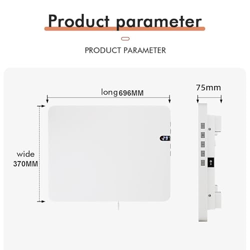 Calefactor Eléctrico Panel 300W 120V Montaje en Pared miniatura 6