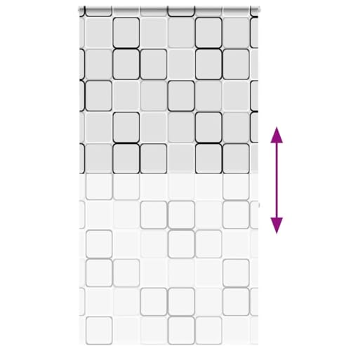 Store enrouleur de douche cassette 116cm pour baignoire moderne