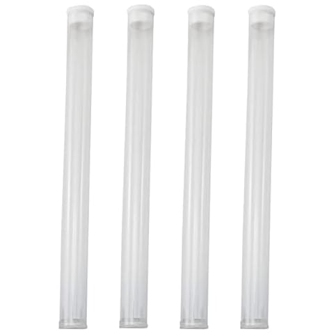 PZRT 4PCS Transparent Needle Storage Tubes Cover