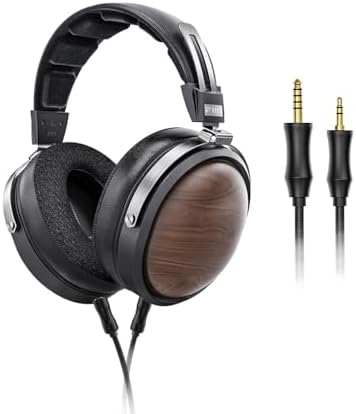 FiiO FT1 32Ω Grand Casque Dynamique avec Coques en Bois M…