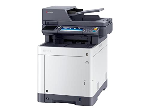 Kyocera Klimaschutz-System Ecosys M6230cidn 3-in-1 Farblaser Multifunktionssystem. Drucker, Kopierer, Scanner mit Touchpanel. Mobile Print-Unterstützung für Smartphone und Tablet, Grau