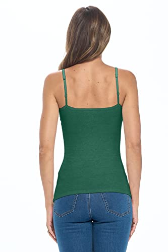 Image of Natural Uniforms Women's Camisole Tank Top-Breathable Cotton Stretch