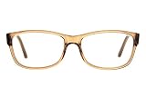 Edison & King "Workflow" – biznesowe okulary do czytania z soczewkami klasy premium, w tym Bluelight Protect (brązowe, 100 dpt)
