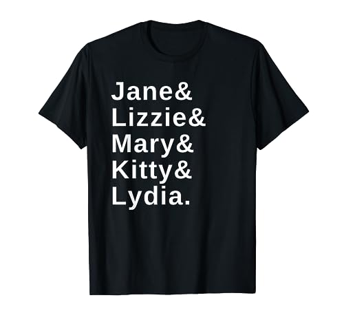 Image of Pride and Prejudice/Jane Austen Bennet Sisters T-Shirt