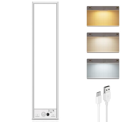 Under Cabinet Lighting Wireless,750LM Ultra-Bright Hand Wave Motion Sensor, 6000mAh Rechargeable...