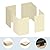 COVERONICS 13'×15' Wooden Gazebo Curtains and Netting Replacement, Beige
