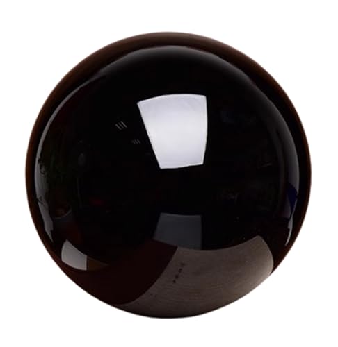 Sphère obsidienne noire 200mm polie, cristal de luxe pour salon