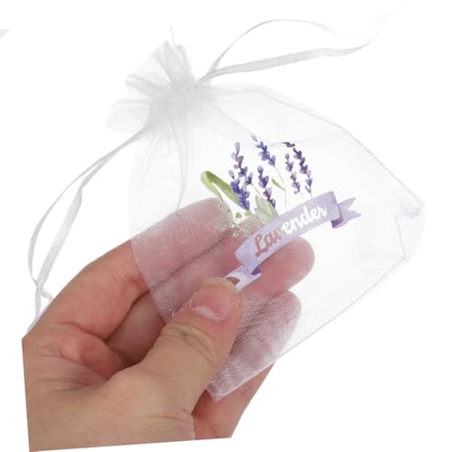 20 bolsas de saco con cordón para lavanda miniatura 4