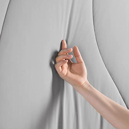 Rest Evercool™ Comforter Lightweight Cooling Down Alternative Blanket, For Night Sweats&Menopause Hot Flash Relief & Hot Sleepers,Soft,Quick Dry,Nontoxic,Machine Washable(Grey,King,106"X90") #TOP3