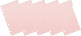 GRIRIW 1 Conjunto De Pastas Clipes De Fichário Blocos De Notas Bolsas Para Organizar Bolsa De Fichário Saco De Armazenamento Extra Grosso Saco De Folhas Soltas Saco De Bloco De Notas