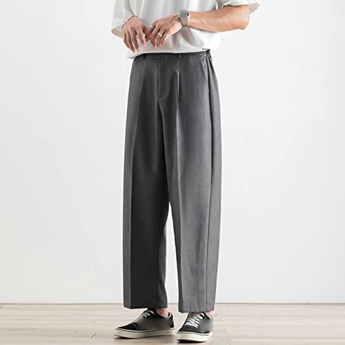 Pantalones rectos cortos finos de verano para hombre miniatura 3