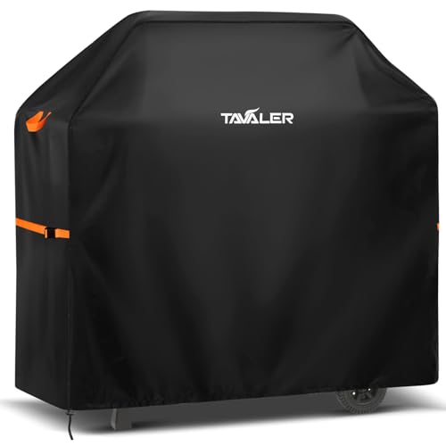 Tavaler Pokrowiec na grill, odporny na warunki atmosferyczne, 120 x 60 x 120 cm, tkanina Oxford 420D, pokrowiec na grill gazowy, odporny na warunki atmosferyczne, do Weber, Enders, serii Char Broil