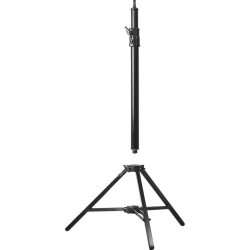 Image of Kupo Compact Steadicam Stand for Stabilizers Sliders and Lighting, Leveling Leg Design, Removable Moses Pole, Supports 79lbs, Max Height 55.5 inch, Compact 32 inch Storage - Black (KS108011)