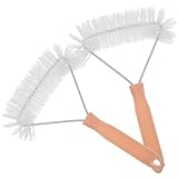 ASAKKURA Set da 2 Spazzole la Pulizia delle Zanzariere, Strumenti Multifunzionali per Vetri e Tapparelle, Kit la Pulizia Domestica senza Smontaggio, Testina Densa per Aree