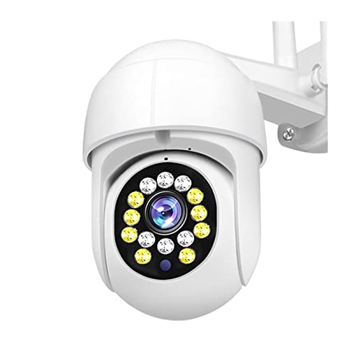 Cámara de Seguridad, Mini cámara IP al Aire Libre 1080P HD Cámara de vigilancia inalámbrica AI Seguimiento automático 4X Zoom Digital Protección de Seguridad for el hogar(1080P Camera 64G SD)
