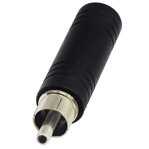Adaptador RCA a 6.35 mm resuelve problemas de conexión de audio en su estudio 6