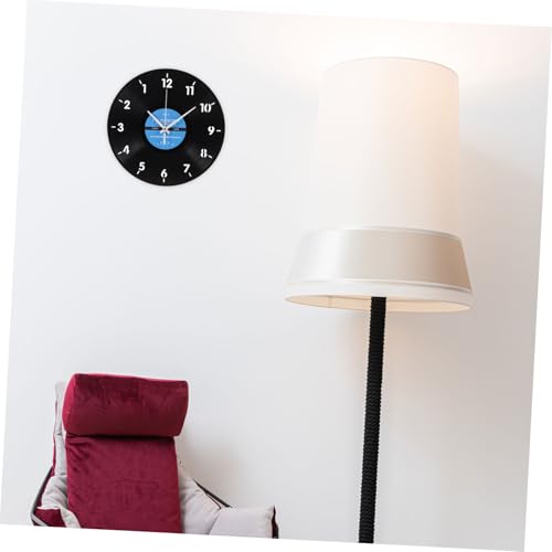 Horloge murale vinyle inversée design créatif Toyvian calme - 7