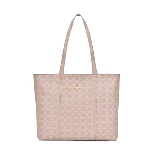 Lavie Women's Mono Neghan Monogram Print Tote Bag for Women | Tote Bag for Work | Ladies purse | Stylish Shoulder Bag | Gift for Women