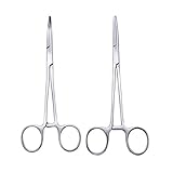 Pinzas hemostáticas Ideales para sujetar objetos pequeños. Se puede usar en una variedad de campos como médico, educación, reparación de aparatos técnicos, uso profesional, uso doméstico, artes y manualidades.
