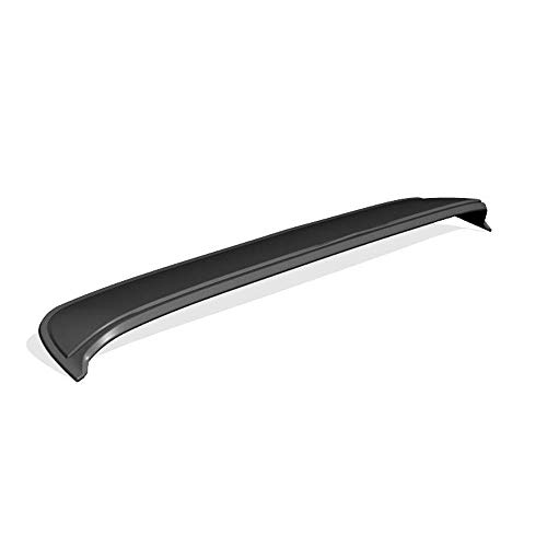IKON MOTORSPORTS, Roof Spoiler Compatible with 2020-2025 Toyota Corolla Sedan, 4DR Matte Black PP Polypropylene Rear Spoiler Wing, 2021