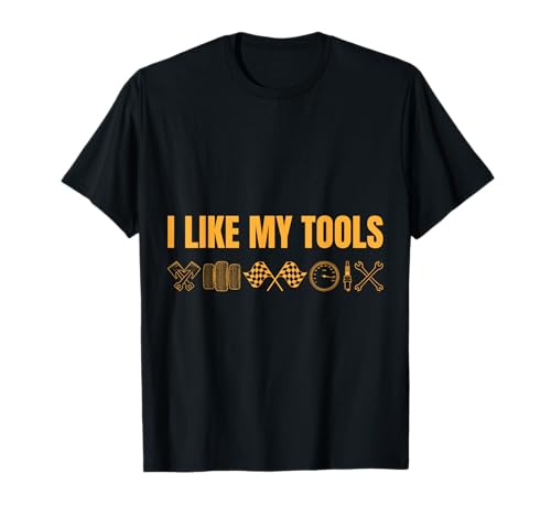 Me gusta My Tools Mini Car Drag Racing Slot Car Camiseta