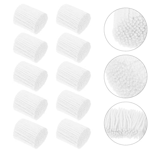 Artibetter 10 Rolls Latch Hook Yarn Precut Rug Yarn Tapestry Yarn Threads For Diy Craft Sewing Knitting Yarn Latch Hook Supplies White #TOP6