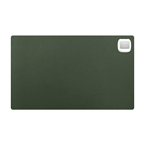Yajun Chauffé Doux Tapis Souris Bureau Réchauffement électrique Confortable Chaleur Rapide écriture Tapis Imperméable Souris Protecteur Couverture pour Le Bureau,Dark-Green Cover