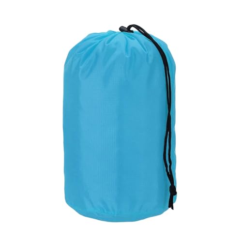 YELARXI Stuff Sack, Nylon Waterproof Storage Sacks Portable Drawstring Dry Stuff Bag Gear Organization with Toggle, 5x10Inch Fit for Backpacking Camping Traveling Hiking(Blue)