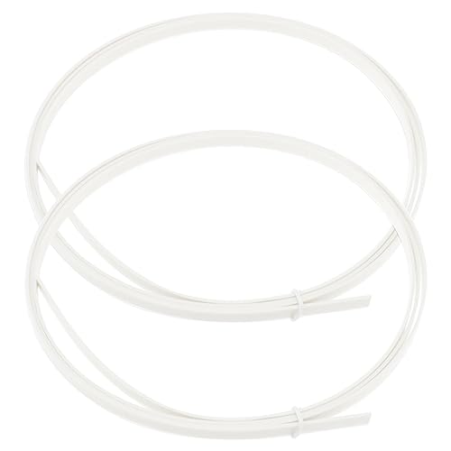 VGOL 2Pcs Guitar Binding Purfling Acoustic Classical Guitar Binding Guitar Binding Edge Trim Guitar Accessories ABS 1650x7x1.5mm White