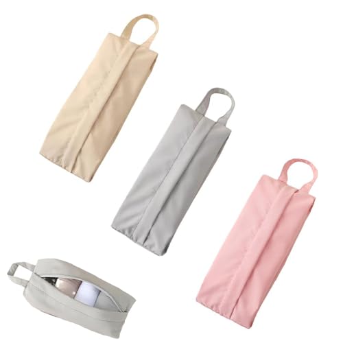 NentMent 3 Pack Travel Socks Organizer Bag with Zip Handle Compression Underwear Mini Storage Pack Pouch for Packing Cubes Suitcase Luggage Ties Panties Cosmetics Sundries Essentials Lingerie