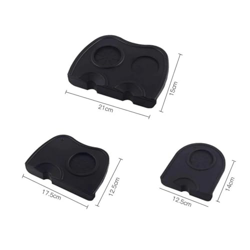 Silicone Tamper Mat Corner Pad Anti Skid Espresso Tamping Station Barista Coffeeware Tool(Medium)
