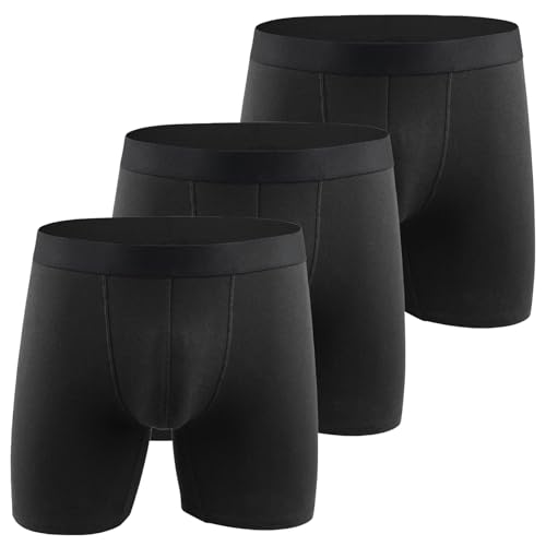 Generisch Boxershorts Herren 3er Pack Male Unterwäsche Baumwolle Unterhosen Männer Langes Bein Unterwäsche Men Atmungsaktiv Trunks Bequeme Herrenunterhosen Einfarbig Boxer Shorts Stretcken Generisch Boxershorts Herren 3er Pack Male Unterwäsche Baumwolle Unterhosen Männer Langes Bein Unterwäsche Men Atmungsaktiv Trunks Bequeme Herrenunterhosen Einfarbig Boxer Shorts Stretcken