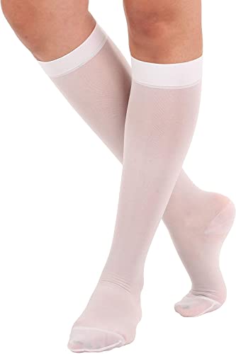 Sheer Knee-Hi - Rodillera para mujer (tamaño mediano), color beige Cover