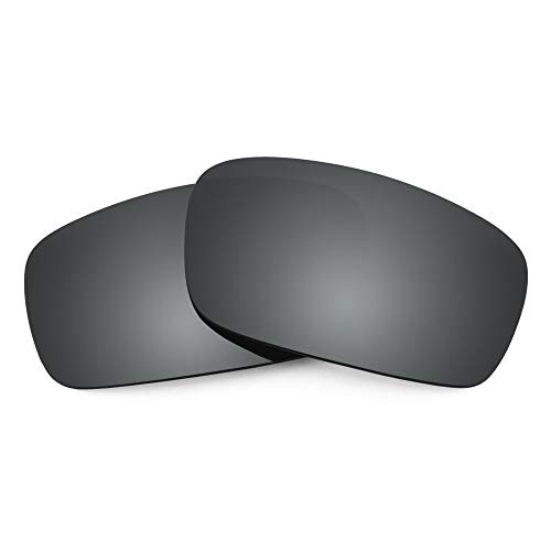 Revant Replacement Lenses for Oakley Crankshaft Sunglasses - Standard Mirrored Black Chrome