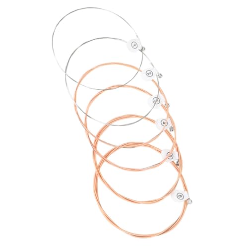 FAVOMOTO Guitar String Replacement 6pcs Classical Guitar Strings Set Bright Tone and Long Sustain for Folk Guitars