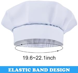 SUNLAND Kids Apron and Hat Set Children Chef Apron for Cooking Baking Painting - Image 2