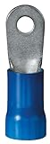 Gardner Bender 6 Ga. Insulated Wire Ring Terminal Blue 4 pk