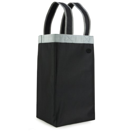 Bolso Tote convertible en mochila negro miniatura 1