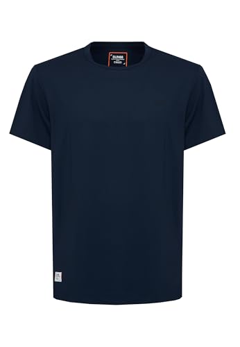 T-Shirt Piquet Stretch Bleu Marine SUN68 Homme Chic