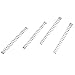 20pcs 304 Stainless Steel Compression Springs 0.3mmx4mmx35mm Springs Long Spring Connector