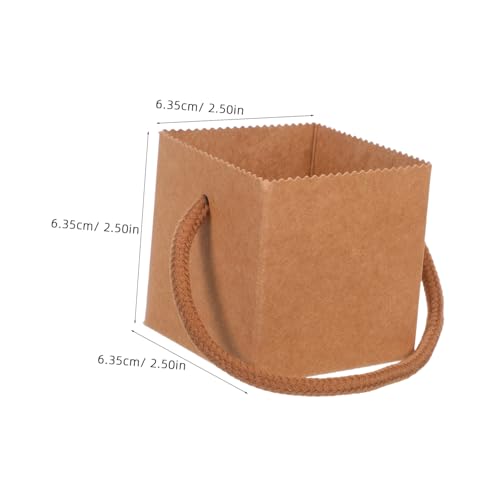 Corde en nylon brun et sac kraft Tofficu pour protéger vos compositions
