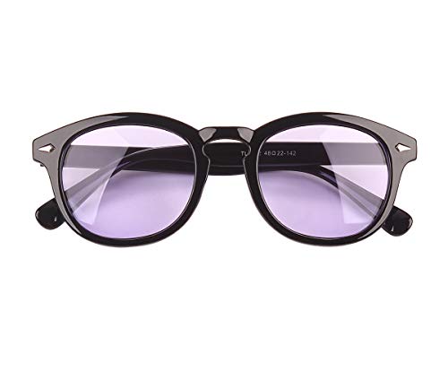 Image of Bestum Retro Inspired Sunglasses With Rivets Tinted Lens UV400