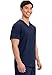 Cherokee Men's V-Neck Scrub Top with Mesh Yoke and Side Panels for Extra Breathability WW603, M, Navy