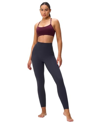 Image of Womens Y Back Padded Sports Bra Strappy U Neck Butter Soft Low Impact Workout Bras Yoga Pilates Walking