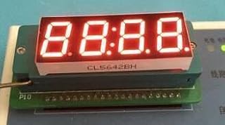 10 pcs Common Anode 4bit 4 bit Digital Tube 0.56 inch Red LED with Clock Digit 7 Segment (Clock)