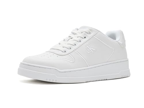 Calvin Klein Pozin pour femme blanc 6.5 : basket basse lacet tennis