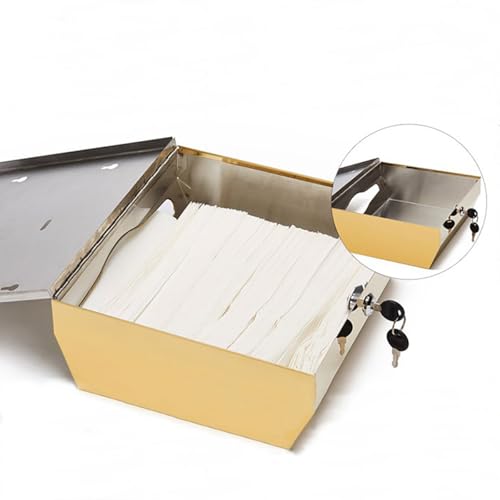 image for TOBEFORT Comercial Paper Towel Dispenser Wall Mount, Stainless Steel H