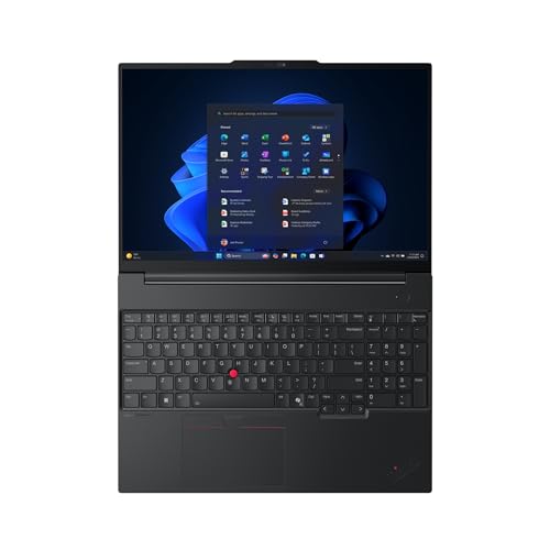 Lenovo ThinkPad E16 Gen 3 21ST, avec charnière à 180°, AMD Ryzen 7 250/3,3 GHz, Win 11 Pro, Radeon 780M, 16 Go de RAM, SSD 512 Go, IPS 1920 x 1200, Wi-Fi 6E, Bluetooth, noir